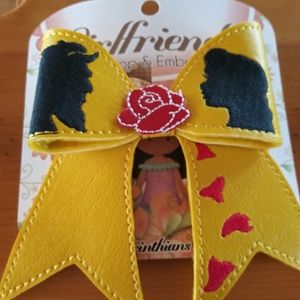 Beauty & The Beast Cheer Bow